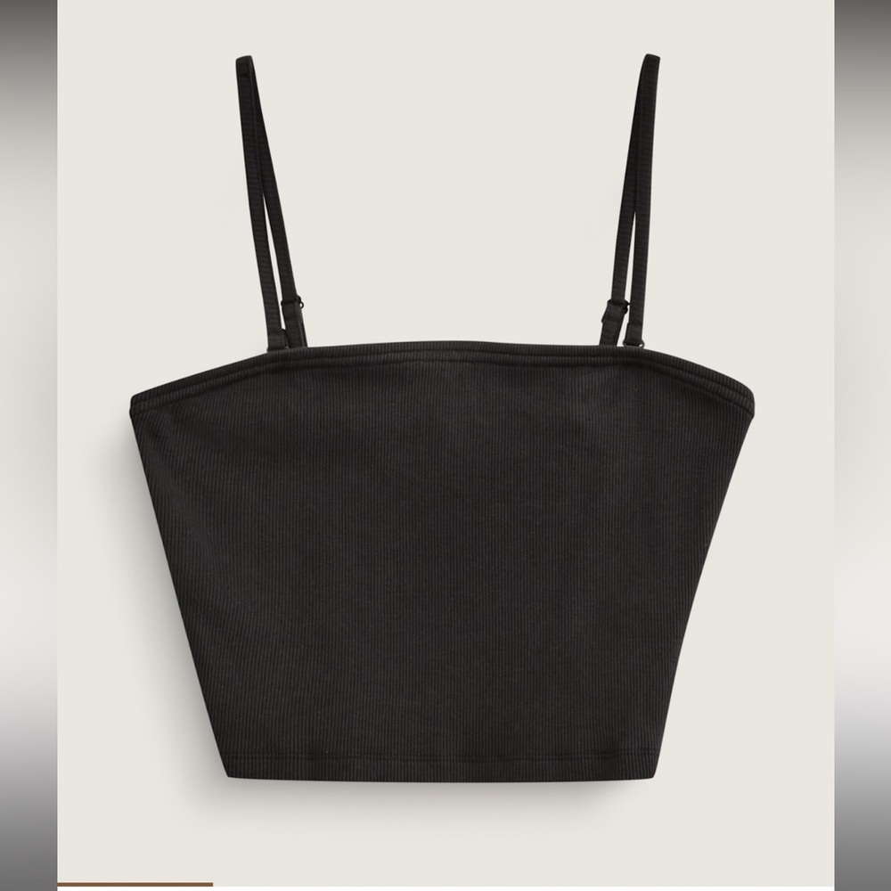 NWT Vans Drew Rib Tube Top With Removable Straps